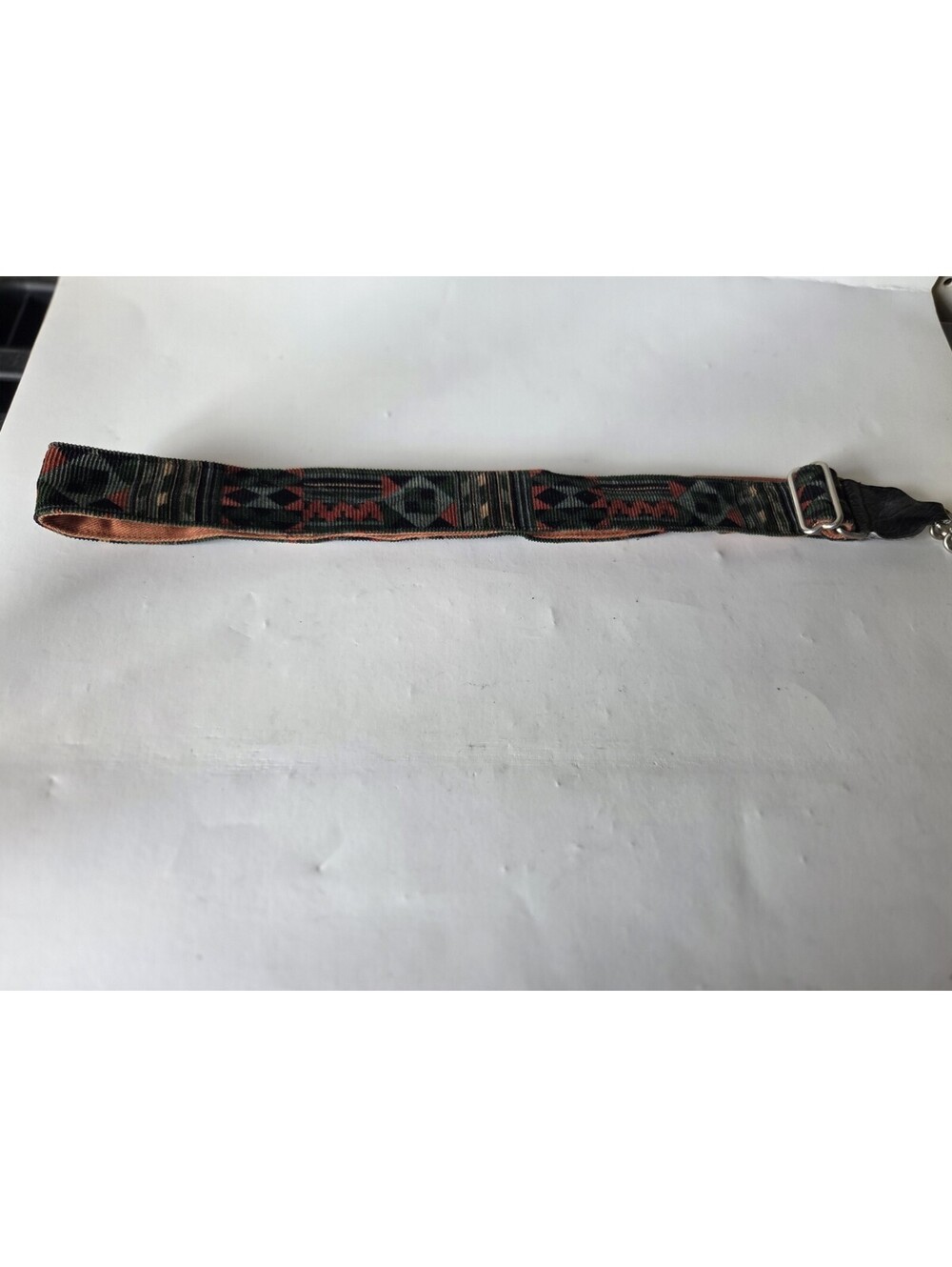 Vintage 70s Woven Hippie Boho Aztec Tapestry Camera Neck Strap A22